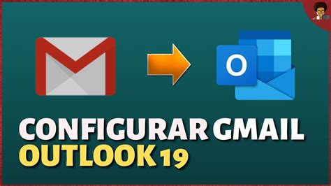 configurar gmail no outlook